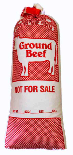 1lb. Ground Beef Meat Bags 1000ea. - Beef Not For Sale