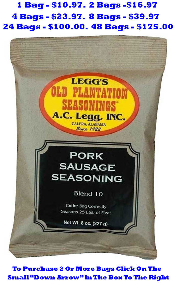 Pork Sausage Meat Bags