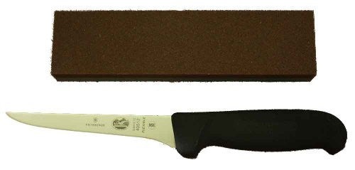 Victorinox 5 inch Boning Knife & Norton Sharpening Stone